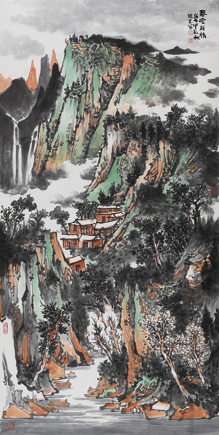 73、《春云有情》（已售）