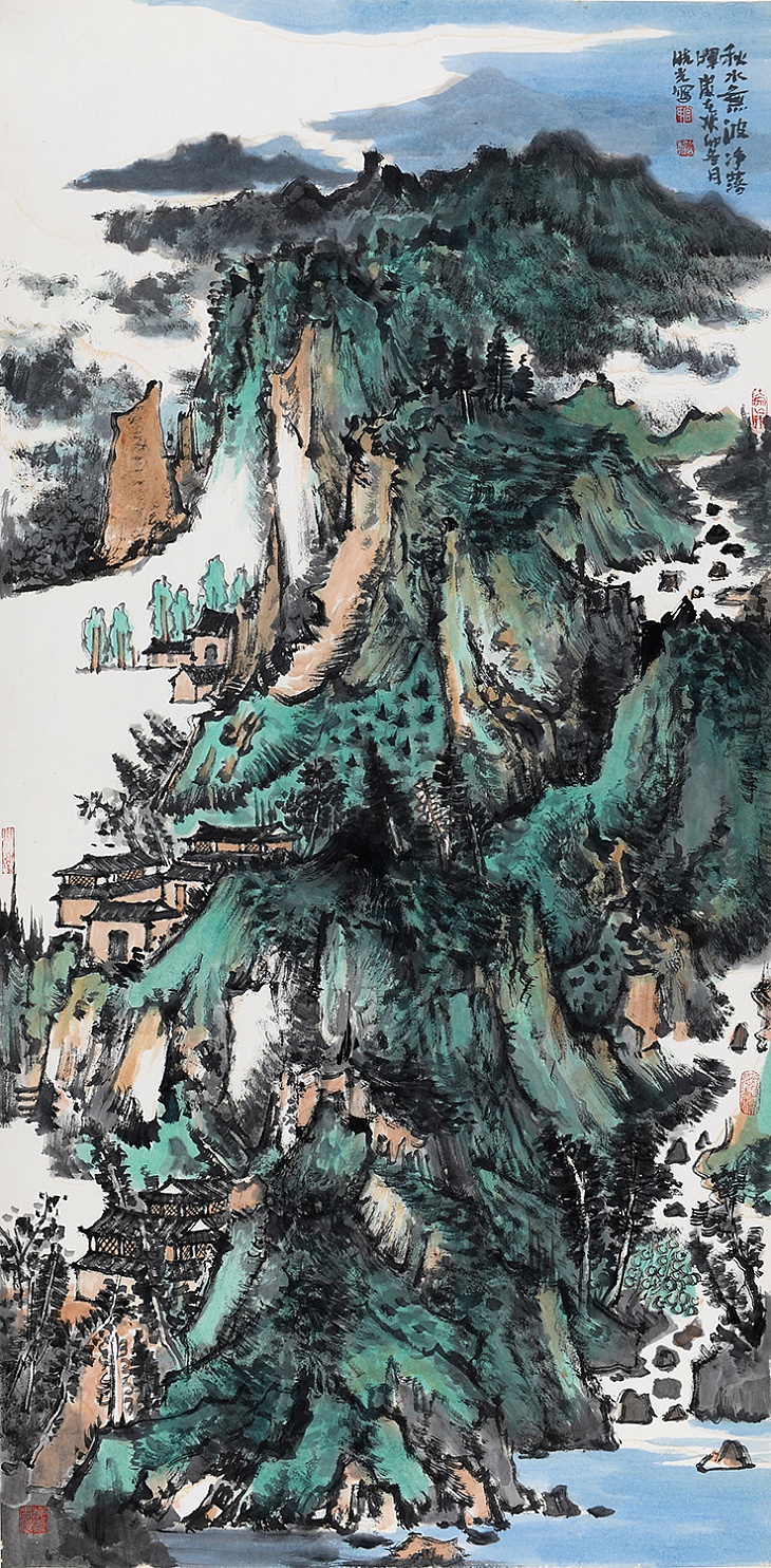 99、《秋江小景》（已售）