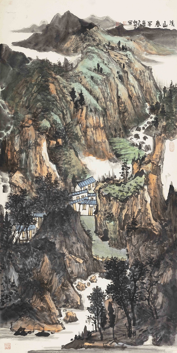 51、《溪山春早》