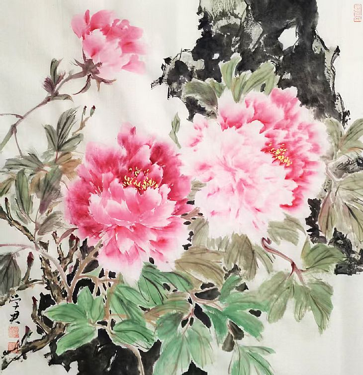 《粉艳凝香》‌ （已售）