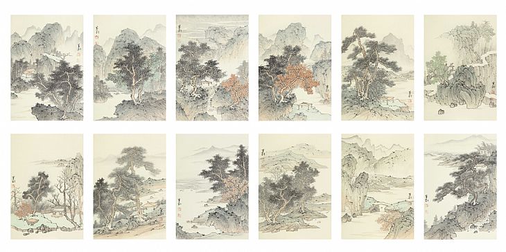 山水册页之一